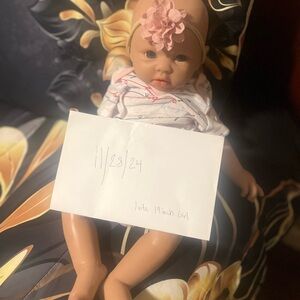 Reborn silicone doll; gently loved